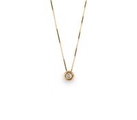 Collana Promesse Donna in Oro rosa Diamante 0.01 Ct PPLAOR01 - PPLAOR01